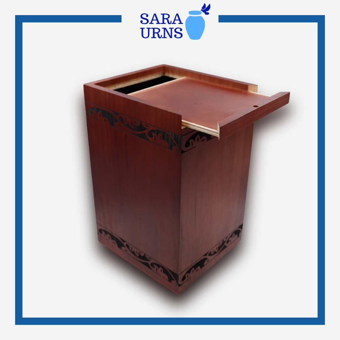 Forever Loved Wood Urn (Safe for Travel)