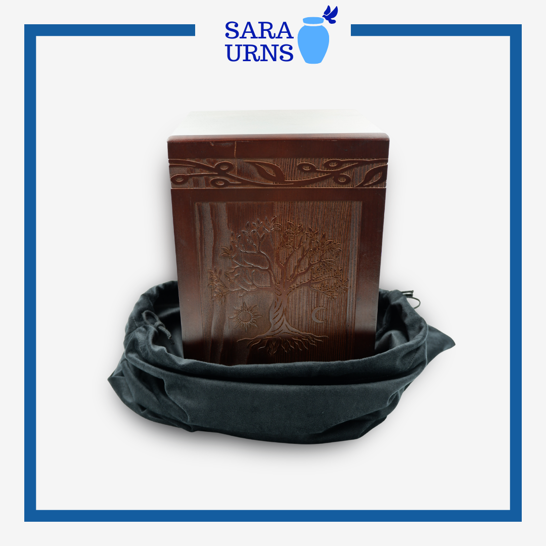 Urn Pouch for Wood Urn (Bigger Size)