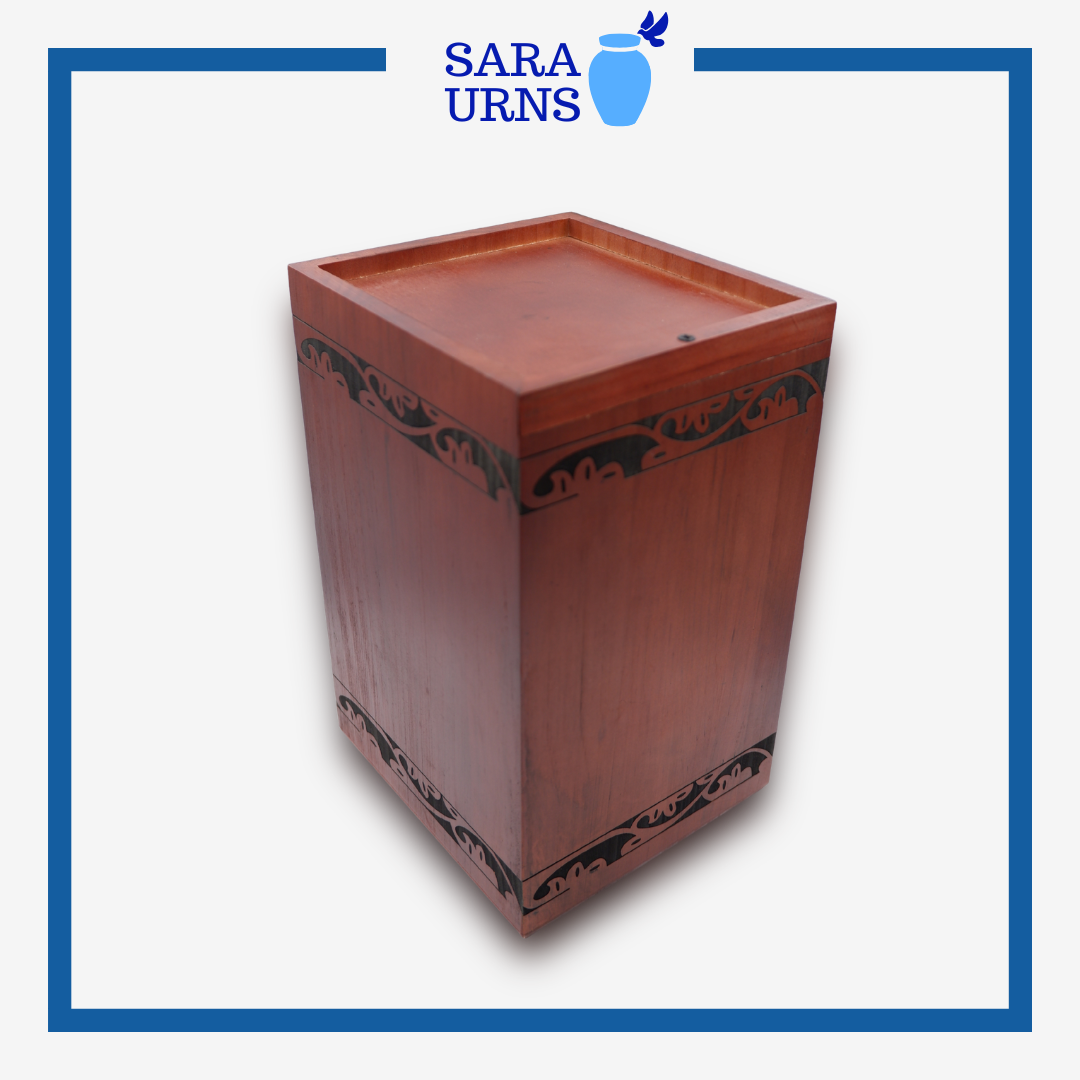 Forever Loved Wood Urn (Safe for Travel)