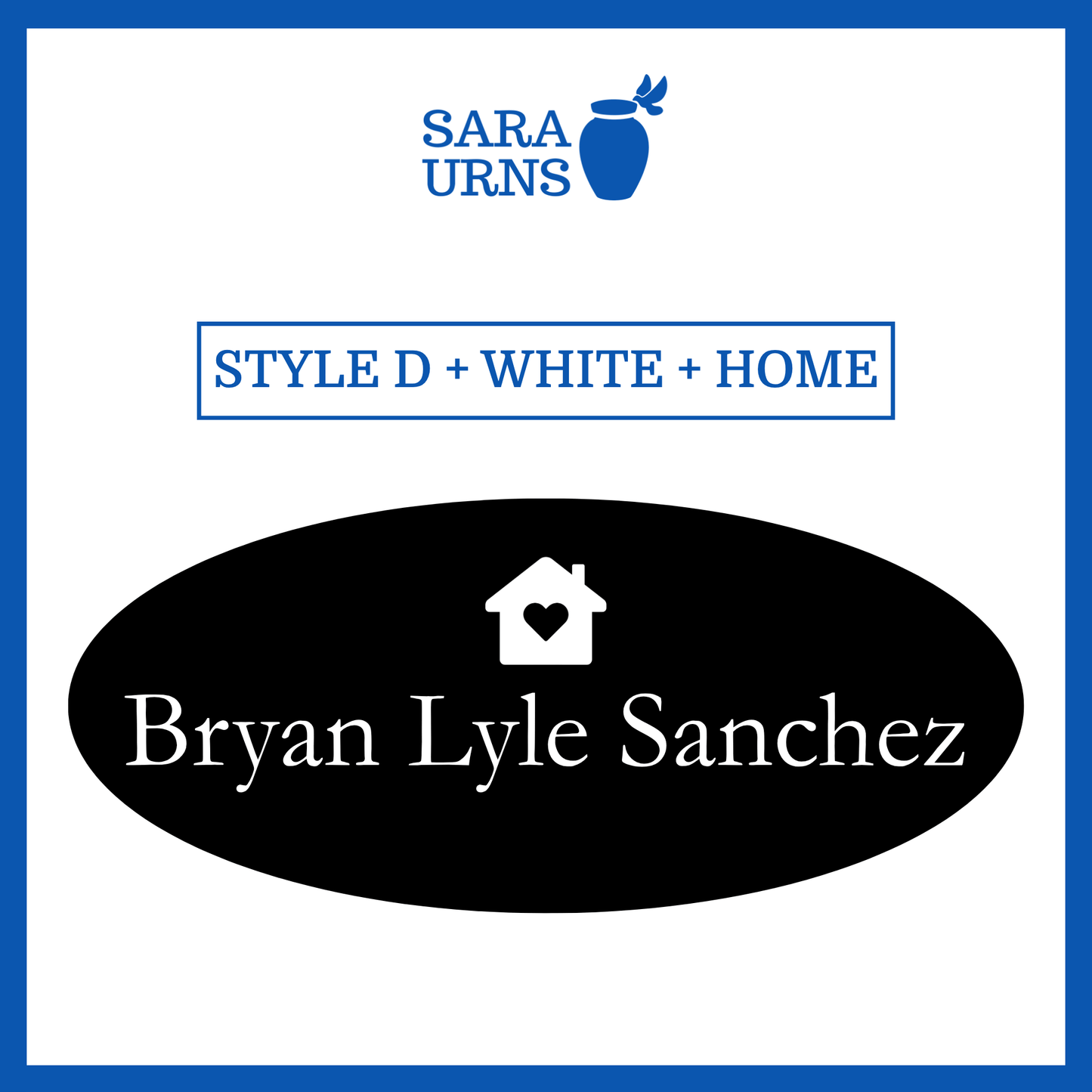 Customized Name Decal for Baby Urns