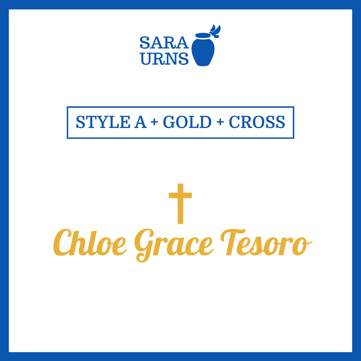 Customized Name Decal for Baby Urns