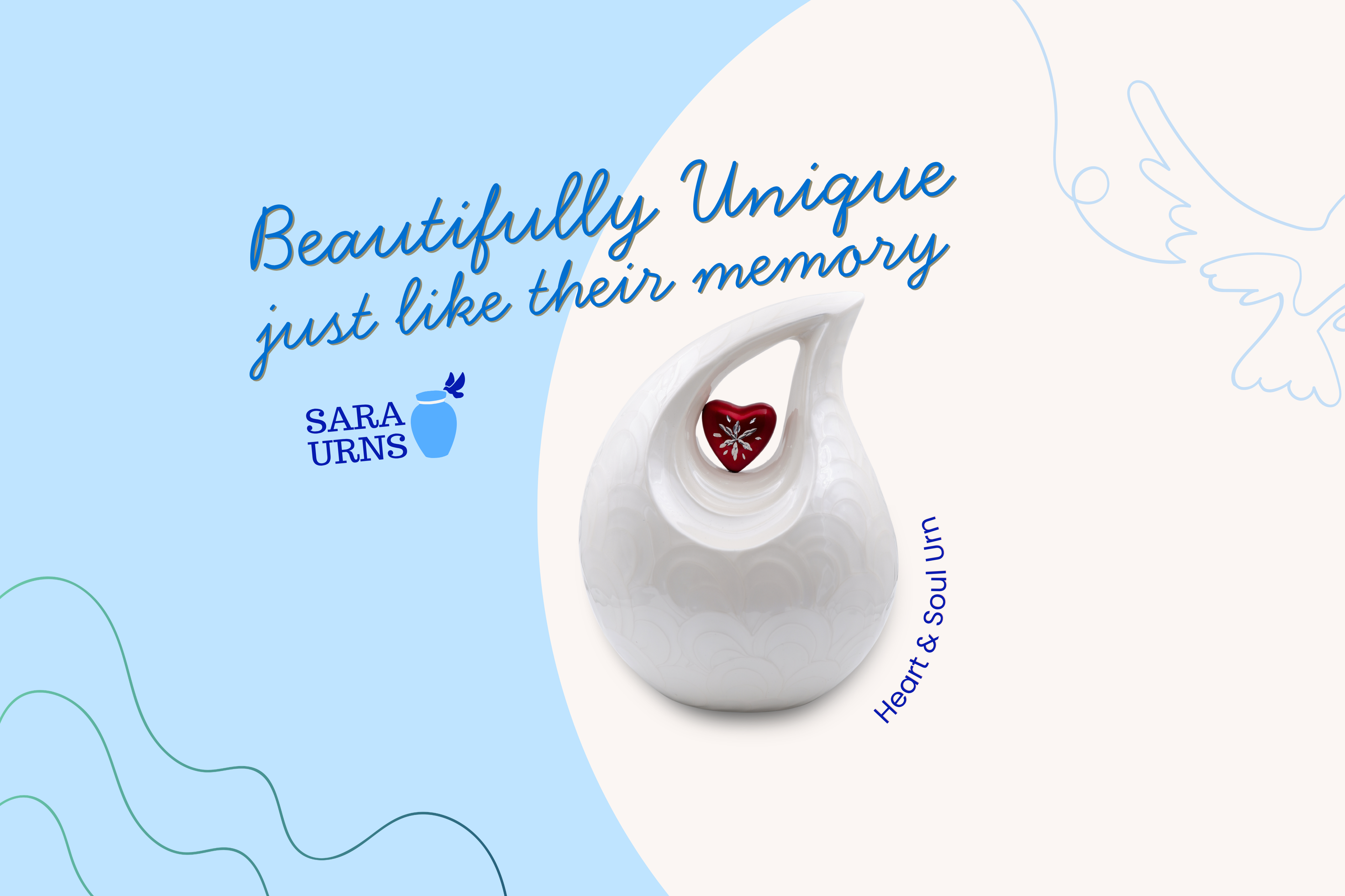 Heart and Soul Unique Urn