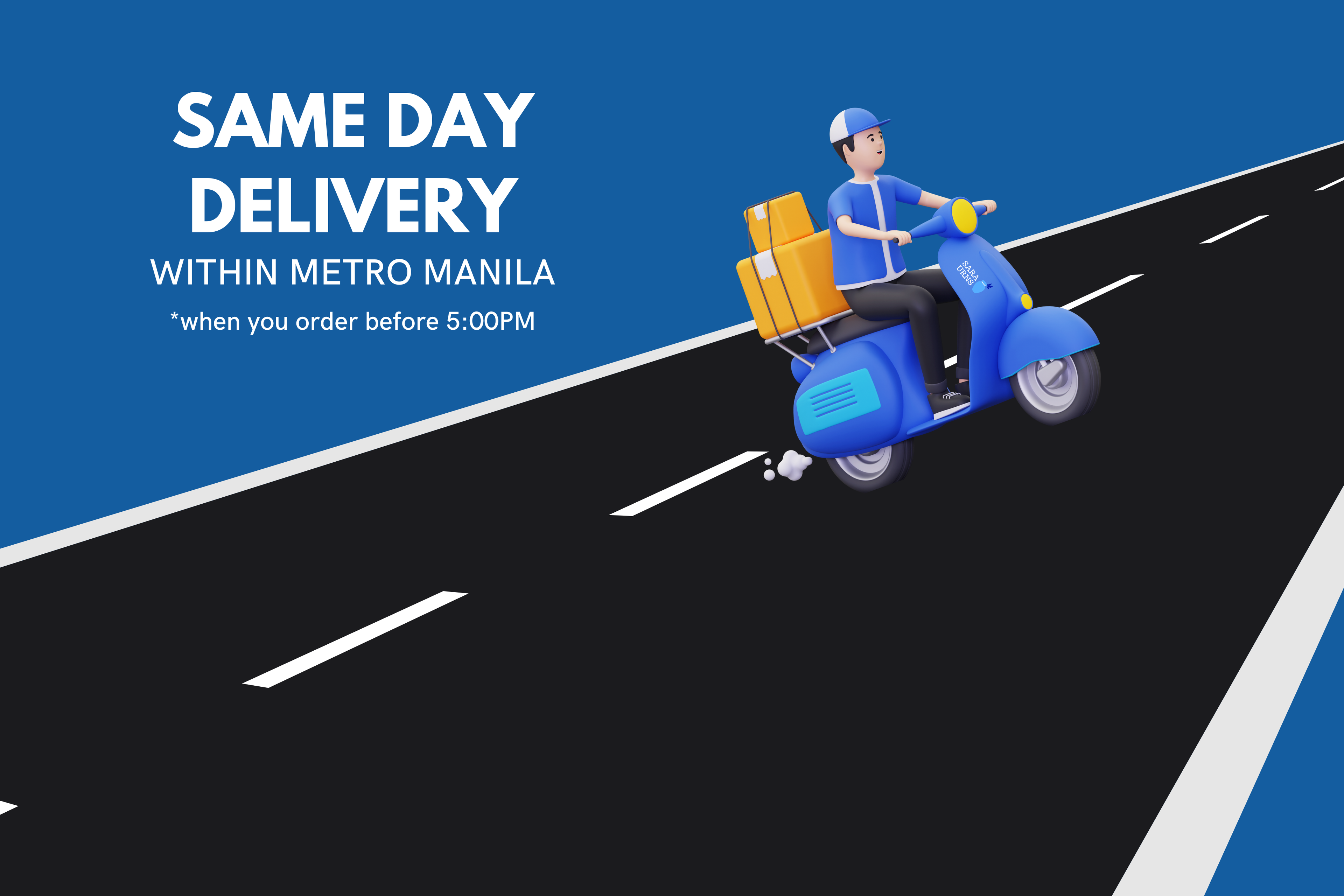 Same Day Delivery within Metro Manila